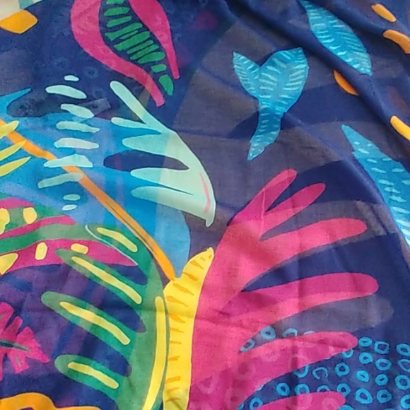 Colorful Airy Infinity Scarf - Picture 4 of 5